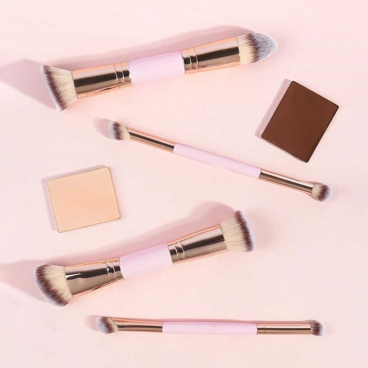 Detailing Brush Set - 4pcs Basic Makeup Brushes Set With