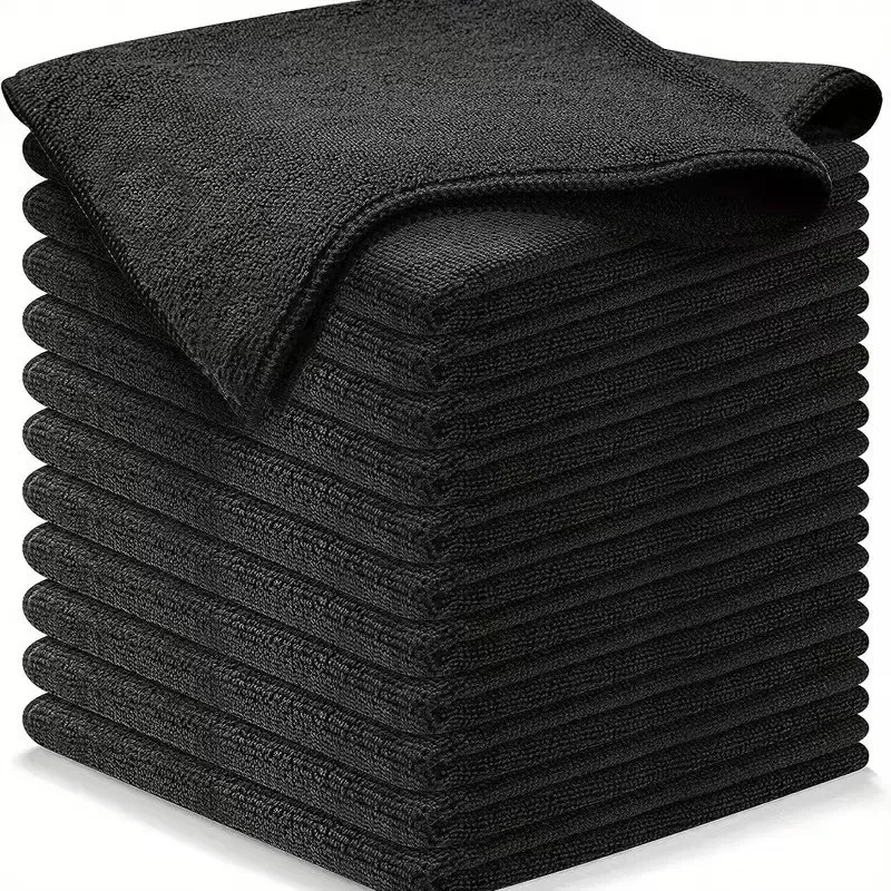 TILONDEX 1/3PCS Black Microfib - Microfiber Towel Detailing ulasan dan harga