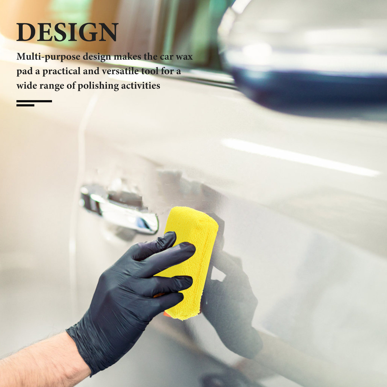 5Pcs Car Waxing Pads Compact L - Wax Applicator Pad ulasan dan harga