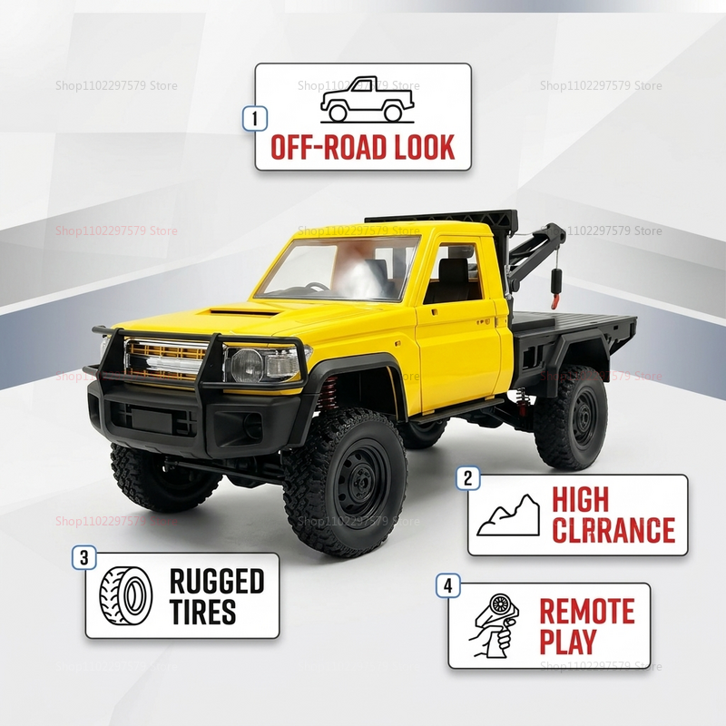 MN82T 1:12 2.4G RC Crawler Hoi - Dirt Brush Interior ulasan dan harga