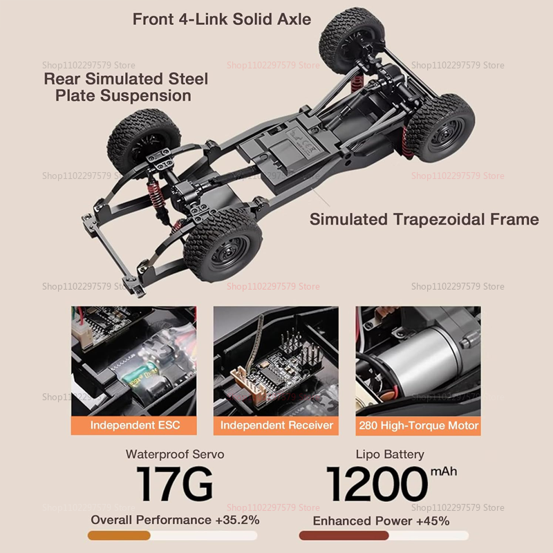 MN82T 1:12 2.4G RC Crawler Hoi - Dirt Brush Interior ulasan dan harga
