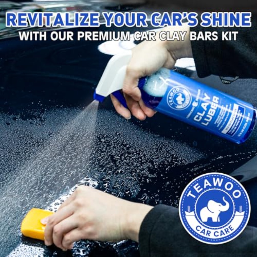 Clay Bars Kit, 6 Clay Bars and - Clay Bar Lubricant ulasan dan harga