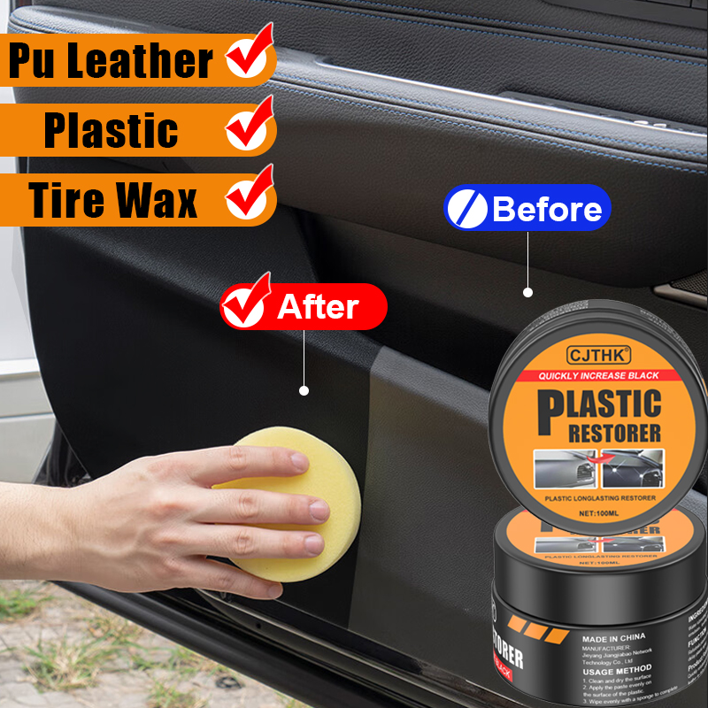 Car Plastic Restorer Back To B - Leather Cleaner Interior ulasan dan harga