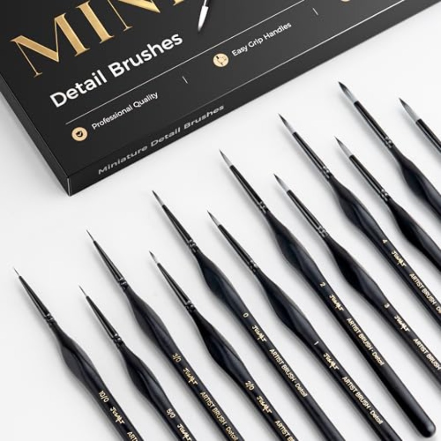 Detail Paint Brushes Set, 12 P - Detailing Brush Set ulasan dan harga