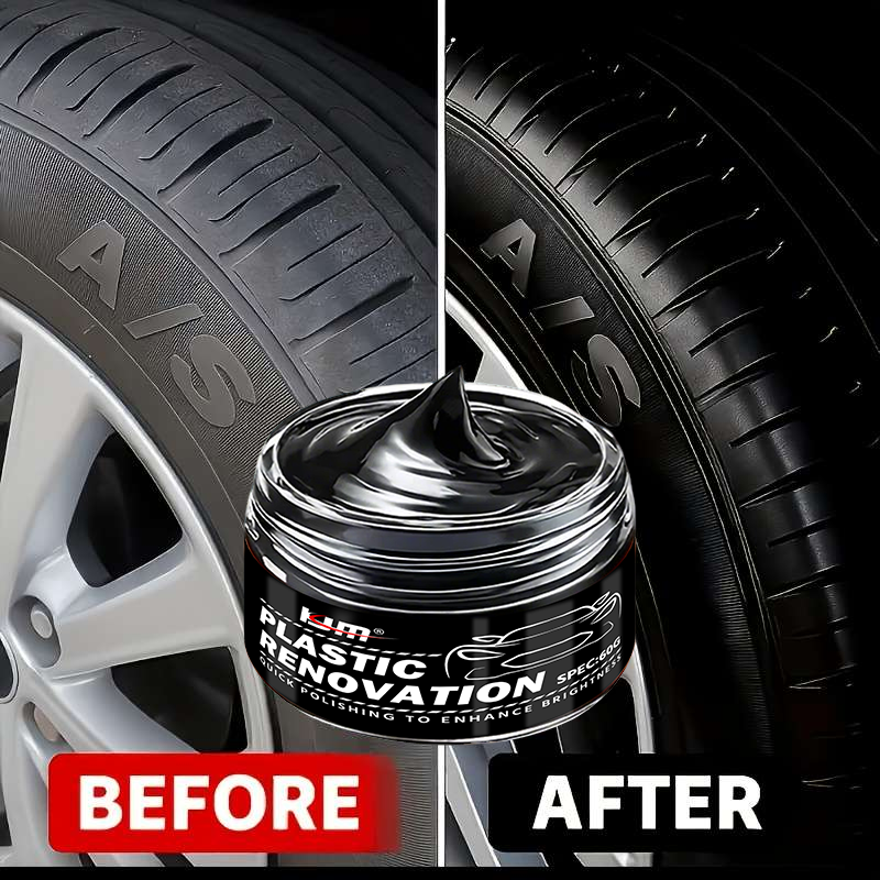 KJM Deep Black Gloss Car Renov - Trim Restorer Plastic ulasan dan harga