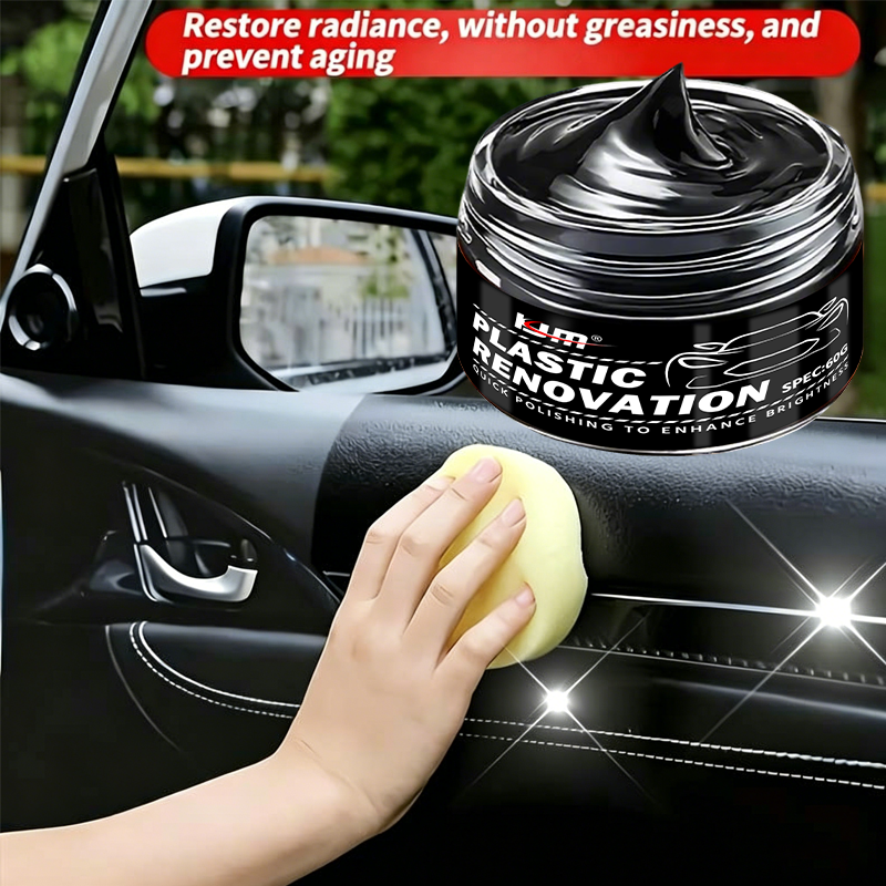 KJM Deep Black Gloss Car Renov - Trim Restorer Plastic ulasan dan harga