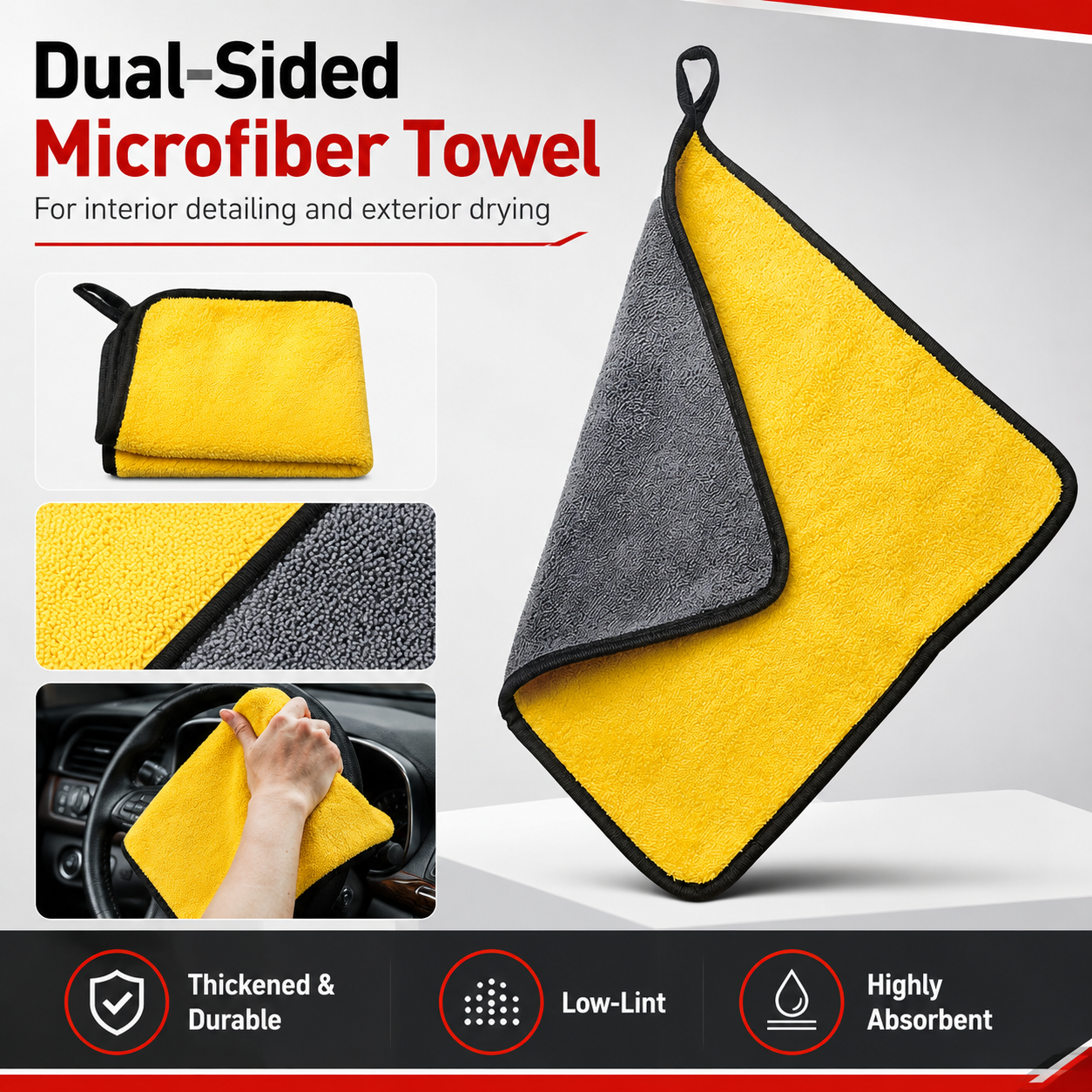 PINMOAP 1/10P Microfiber Clean - Microfiber Towel Detailing ulasan dan harga