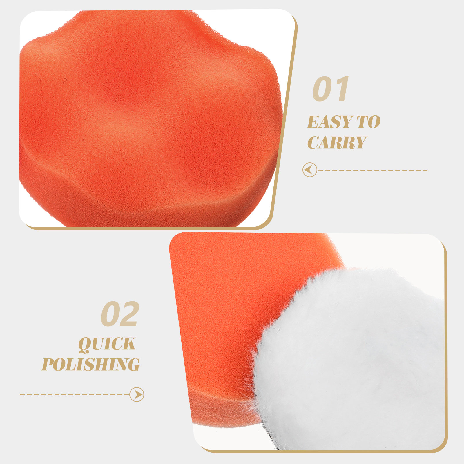 3Pcs Wheel Polishing Pad Set B - Polish Pad Set Buffer ulasan dan harga